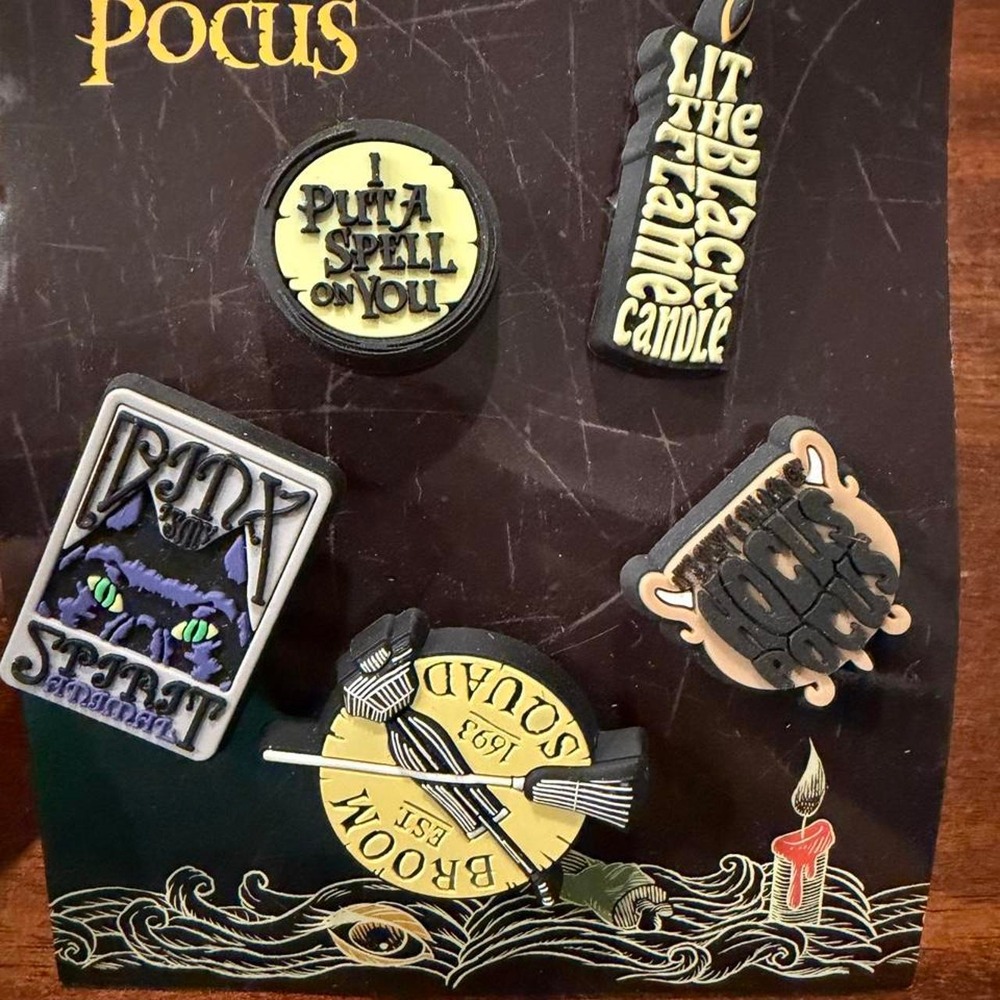 Hocus Pocus Croc charms